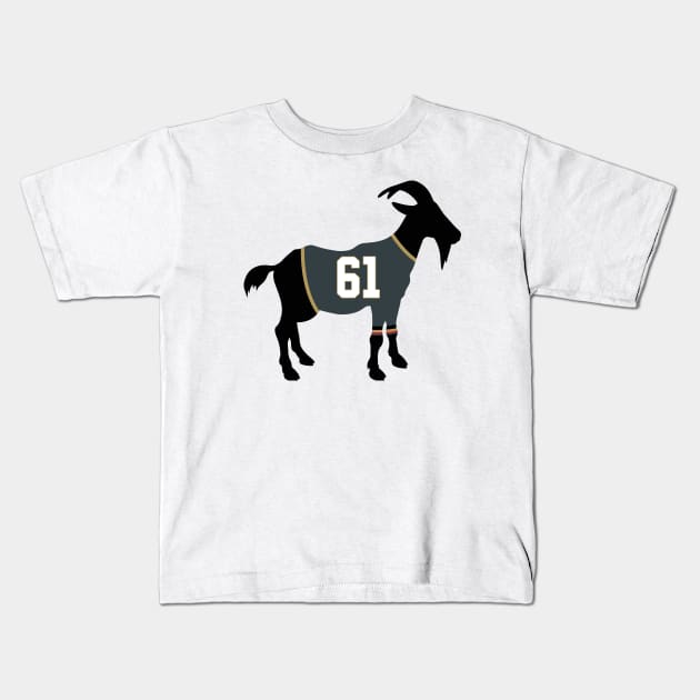 Mark Stone GOAT Kids T-Shirt by cwijeta